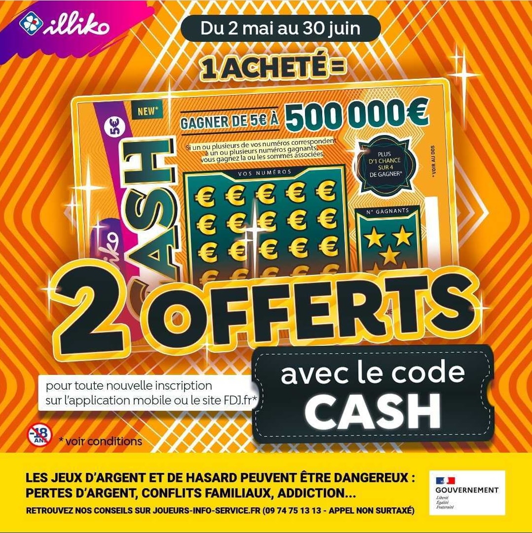 Code promo FDJ août 2023 10 offerts avec le code ETE