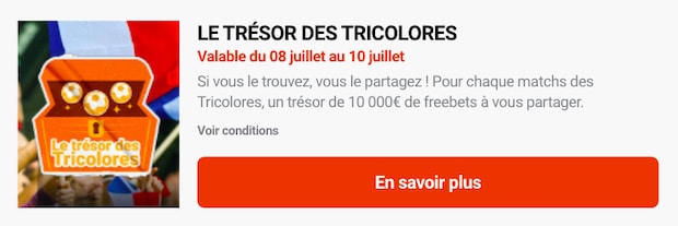 Trésor des tricolores PMU